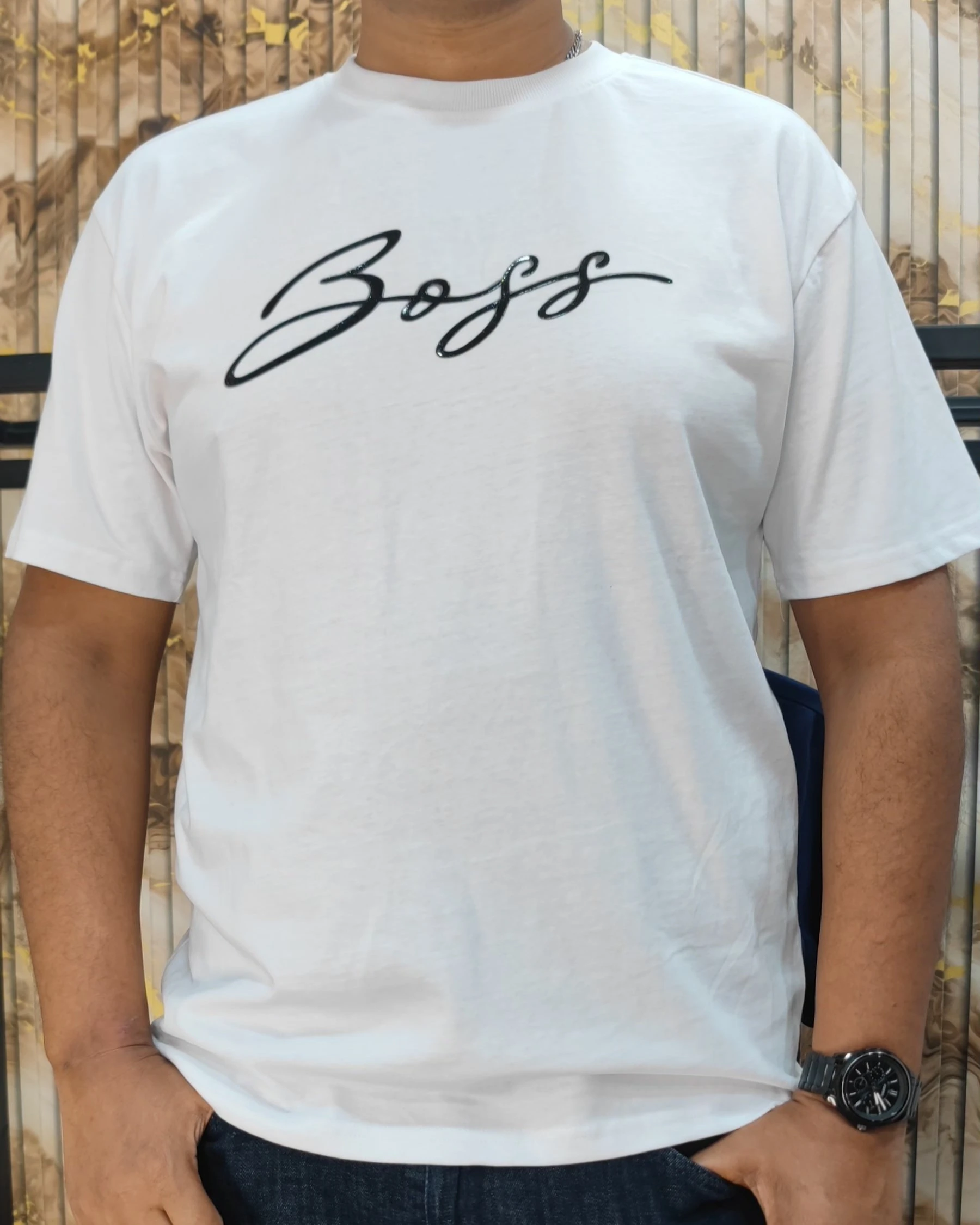 Premium Export Round Neck T-Shirt – White | Summer Comfort Edition - BO