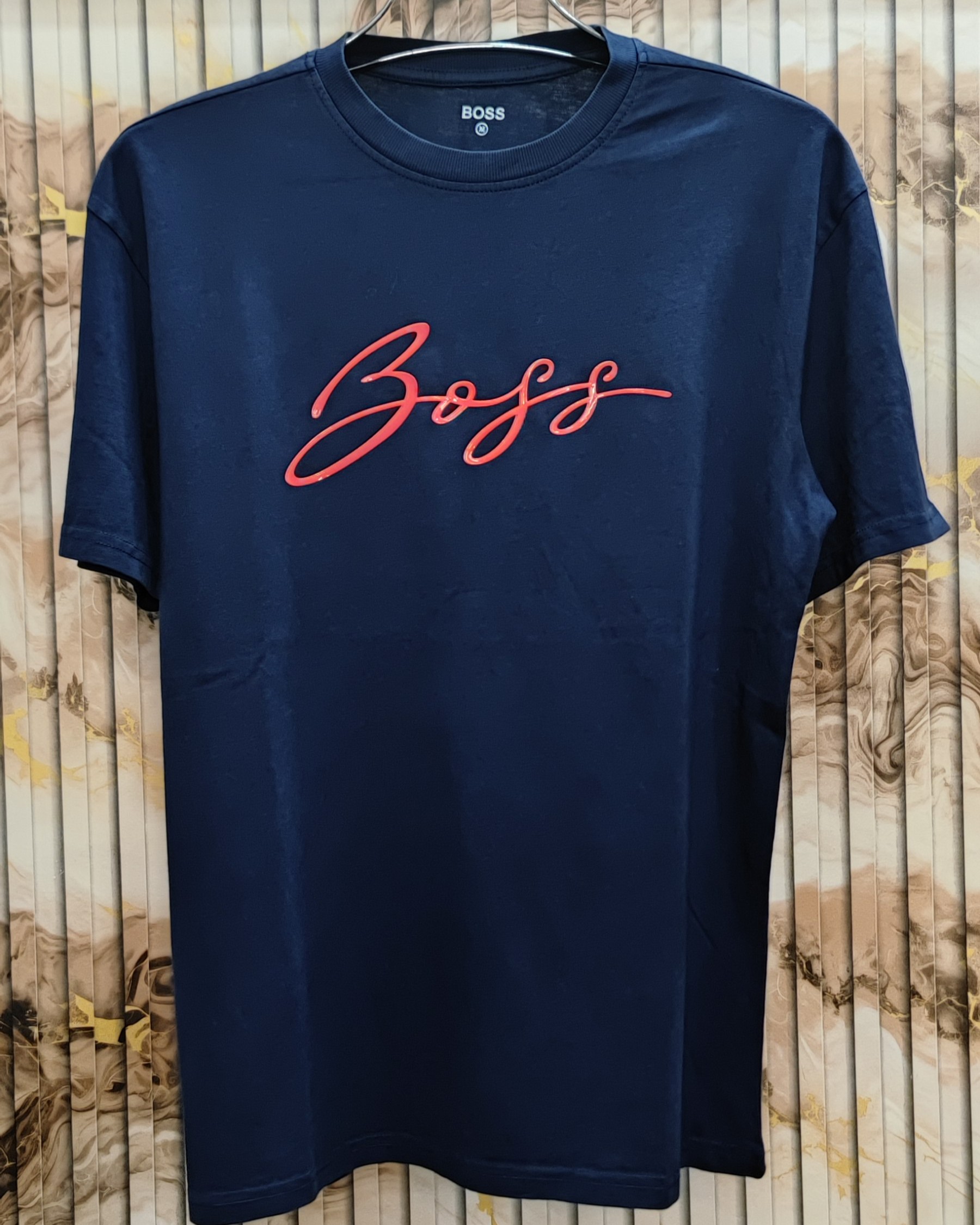 Premium Export Round Neck T-Shirt – Navy | Classic Summer Wear - BO