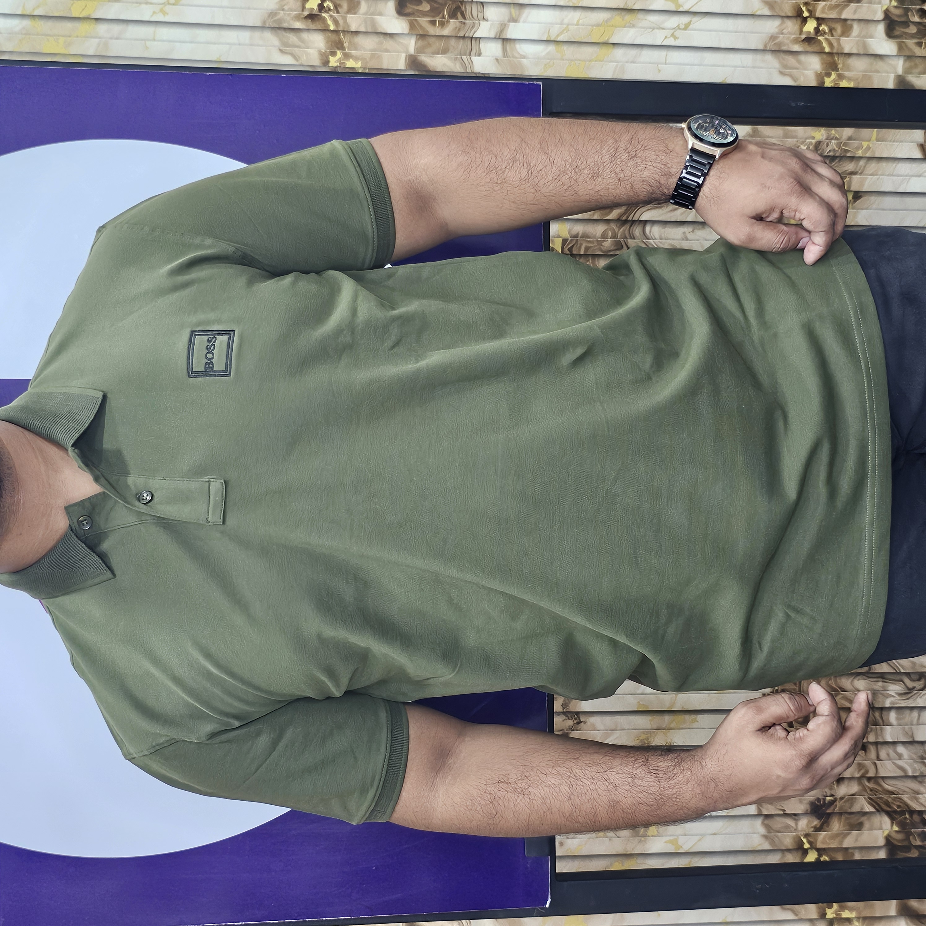 Premium Export PK POLO Shirt - BO - Olive
